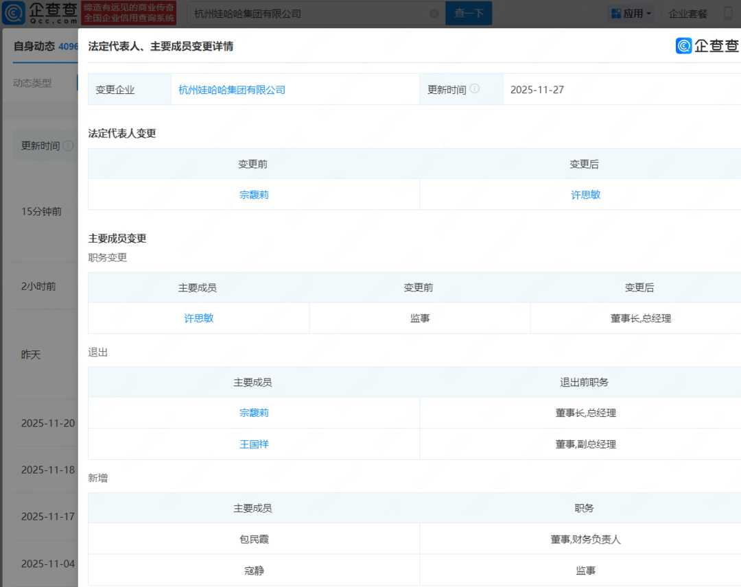 皇冠信用盘结算日
_宗馥莉卸任娃哈哈集团董事长 年仅31岁许思敏接任全面掌舵